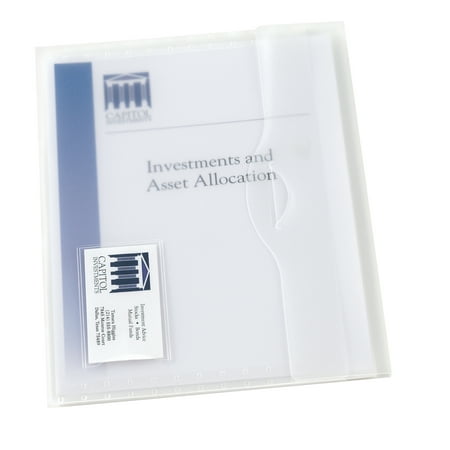 Avery Translucent Document Wallet, Holds up to 50 Pages (72278)
