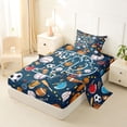 thumbnail image 2 of Erosebridal Soccer Football Sport Twin Sheet Sets,Letter P Monogrammed Bedding For Boys Kids 3 Pieces, 2 of 6