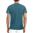 thumbnail image 3 of Bellella Men Henley Shirts Casual Short Sleeve Crew Neck Pullover Tops Summer Button Up T-Shirts with Front Pocket, 3 of 3
