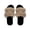 Khaki-women slippers for home, variant on Hvyesh Women's Open Toe Slippers Cozy Slip On Indoor House Slippers Fluffy Bedroom Shoes