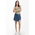 thumbnail image 1 of Short falda asimetrico /Juvenil, 6969 (Mezclilla tono medio) azul G, 1 of 3