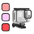 thumbnail image 2 of Camera Surfing Waterproof Housing Case Diving Cover Shell+3PCS Lens Filter Set For Gopro Hero 9, 2 of 4