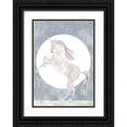 thumbnail image 1 of Artographie Studio 14x18 Black Ornate Wood Framed with Double Matting Museum Art Print Titled - Rising Unicorn, 1 of 4
