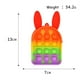thumbnail image 3 of Push Bubble Coin Purse Juguete De Descompresión De Silicona Rainbow Love Y Bunny Ears Bolsa De Almacenamiento Para Adultos Y Niños Advancent AP006671-01, 3 of 3