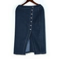thumbnail image 6 of Idoravan Women's Basic Versatile Skirt Women Fashion Denim Pencil Skirt High Waisted Blow Knee Blue Jeans Skirts, 6 of 7