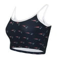 thumbnail image 2 of Women's Concepts Sport Navy New England Patriots Gauge Lounge Bralette, 2 of 3
