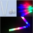 100 PACK 19" Neon Light up Foam Batons LED Glow Light Sticks Wands