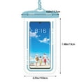 thumbnail image 3 of Universal Phone Pouch Dry Bag with Secure Neck Lanyard for Swimming Beach and Pool Activities, 3 of 9