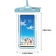 thumbnail image 3 of Funda impermeable para teléfono móvil con cordón para el cuello, soporte universal transparente para teléfono móvil, apto para playa, piscina y natación., 3 of 8