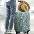 thumbnail image 2 of Pitbull Dog and Flower Floral Luggage Cover Fashion Suitcase Cover Baggage Covers Fit 25-28 Inch Luggage (Go Travel), 2 of 5