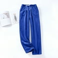 thumbnail image 4 of TINZ Pantalon Décontracté Chaud pour Femmes Pantalon de Pyjama Ample Pantalon Décontracté en Lin pour Femmes Pantalon d'Été Décontracté avec Poches pour Femmes, 4 of 6