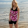 thumbnail image 5 of Cavosen Tankinis Swimwear for Women Two Piece High Waisted Swimsuit Flower Modest Bathing Suit Holiday Beach Wear, 5 of 8