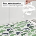 thumbnail image 3 of Dish Drying Mat, Minimalist Funny Chameleon Green Highly Absorbent Drying Matt Kitchen Counter, Dish Mat Drying Pad Dishes Drainer Mats for Kitchen Counter or Sink, 16 x 18 inch, 3 of 6