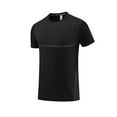 thumbnail image 2 of TKYCMSUAKI Mens Sport Shirts Breathable Quick Dry Athletic T Shirt Short Sleeve Crewneck Solid T-Shirts Running Workout Gym Tops, 2 of 8