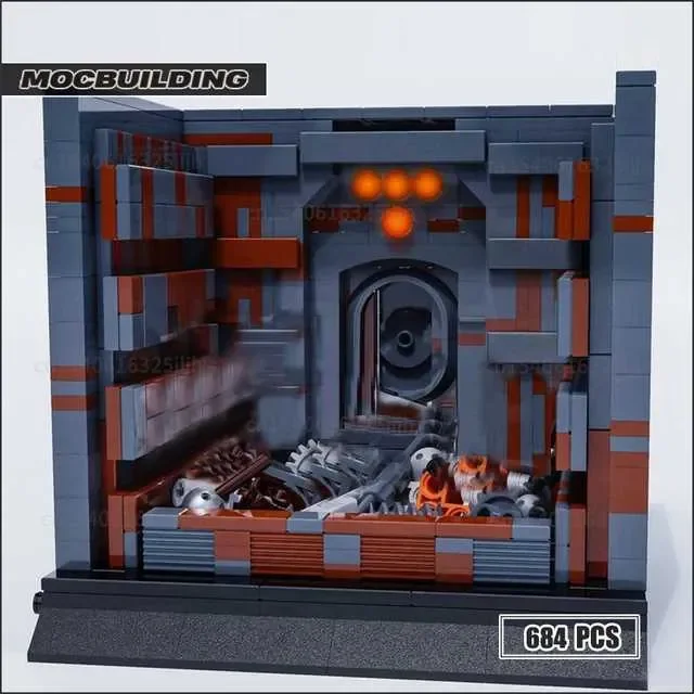 Blocks Movie Ultimate Collector Mini Model Modular Displays Moc Building Block DIY Assembly Bricks Creative Street View Toys Gifts 240120