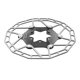 thumbnail image 2 of Pastillas de freno ultraligeras con rotor flotante de 160 mm para bicicletas de montaña y carretera (negras), 2 of 8