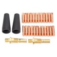 thumbnail image 2 of MIG Welding Tip, 28 Pcs Set Flux Core Gasless Nozzle  for Eastwood 135 175, 2 of 7