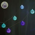 thumbnail image 2 of Efavormart 6FT - 10 Color Changing Battery Operated Disco Mirror Ball LED String Lights for Wedding Bridal Decor, Party Cake Table, Garden Party, 2 of 9