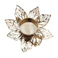 thumbnail image 2 of Christmas Decorations Christmas Golden Iron Candlestick Metal Votive Candle Holder Elegant Tealight Holder Golden Snowflake Christmas Flower Design for Christmas Home Wedding Party, 2 of 5