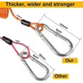 thumbnail image 5 of 4 Foot Breakaway Cable Trailer Safety Cable For Rv Trailer Emergency Safety Rope, 5 of 5