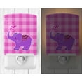 thumbnail image 2 of Caroline's Treasures BB7161CNL Purple Elephant Ceramic Night Light, 6x4x3", multicolor, 2 of 2