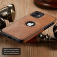thumbnail image 6 of Casus Logo View Classic Slim Leather Case for iPhone 12 Pro Max - Brown, 6 of 9
