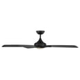 thumbnail image 3 of Mykonos 5 60" Matte Black Dimmable LED Smart Ceiling Fan with Remote Control, 3 of 10