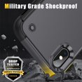 thumbnail image 2 of JTCASES for iPhone XR Case, Foldable Kickstand Heavy Duty Protective Rugged Hybird Anti-slip Shockproof/Drop Resistant PC TPU Shell for iPhone XR, Gray, 2 of 7