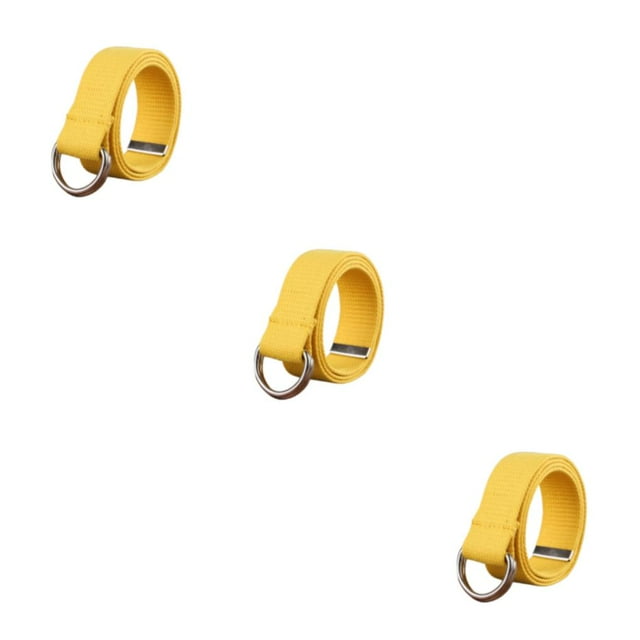 Sonducket Cinturón de cintura de metal de lona Hombres Mujeres Unfading Exquisito Fácil de combinar Recortable Jeans ajustables Cinturones Type1 NO1