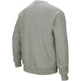 thumbnail image 2 of Men's Colosseum Heather Gray Texas A&M Aggies Arch & Logo Crew Neck Sweatshirt, 2 of 4