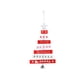 thumbnail image 2 of Advancent Árbol de Navidad colgante campana pared estrella decoración foto dibujos animados azúcar colgante adornos para fiesta boda Kits de decoración para fiestas Rojo, 2 of 6