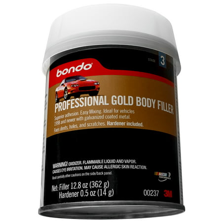 Bondo Professional Gold Filler, 00237, 12.80 oz.