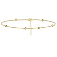 thumbnail image 1 of Tobillera de playa dorada de tamaño ajustable, tobillera de joyería para mujer, regalo de joyería de playa Wmkox8yii fajkfhkj3597, 1 of 1