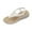 White, variant on YYUIJK Women Sandals ,Women's Elastic Strap Flat Sandals Casual Summer Open Toe Sandal Black 8.5