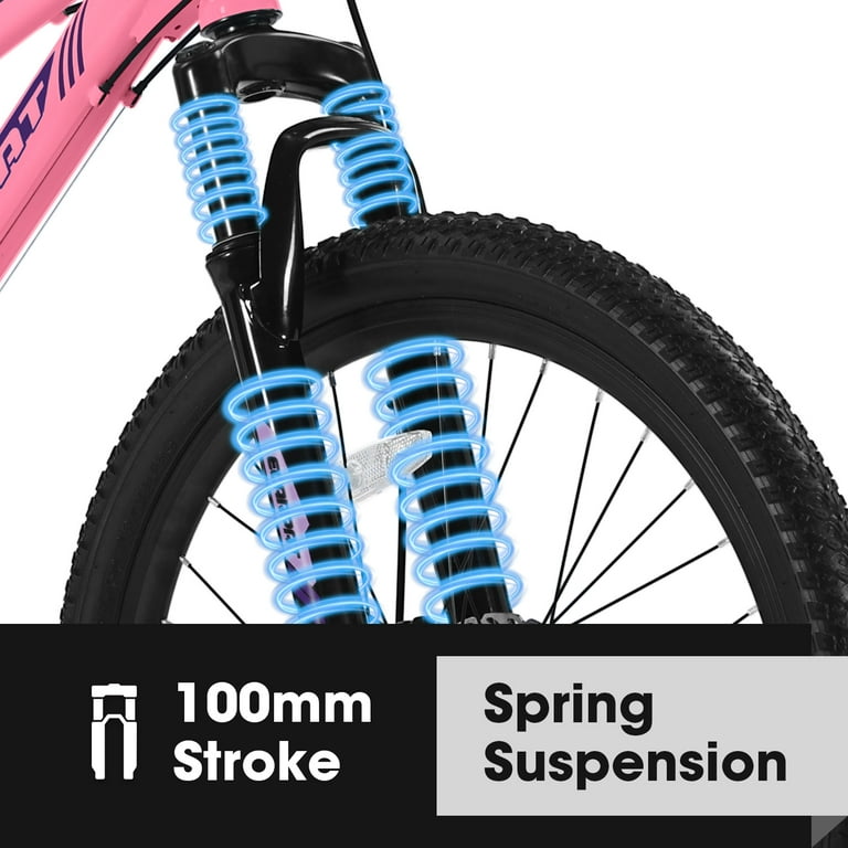 Ecarpat 26 Inch Aluminum Mountain Bike Dual Disc Brakes 21 Speed Full Suspension MTB for Outdoor Street Commuting Walmart