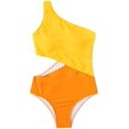 thumbnail image 1 of Women's Bathing Suits One Shoulder Cutout One Piece Swimsuit Swimwear Monokini, 1 of 6