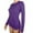 Purple, variant on Patlollav Pntutb Womens Spring Fall Tops,Ladies Patchwork Print Long Sleeve Tee Tops