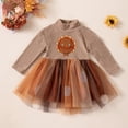 thumbnail image 5 of Likimi Kids Toddler Girls Hallowmas Dress Crew Neck Long Sleeve Cartoon Print For Party Comfort Dresses Size 6-9 Months, 5 of 7