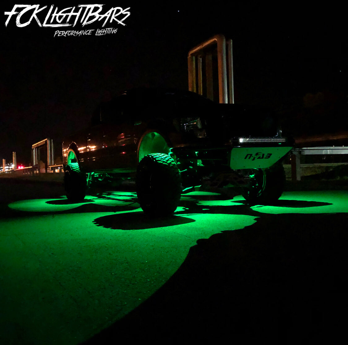 FCK Lighting RGB Multi Color Rock Lights [High Intensity]