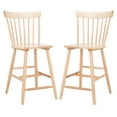 thumbnail image 6 of SAFAVIEH Providence Solid Spindle Back Counter Stool with Footrest, Natural, 6 of 9