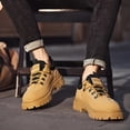thumbnail image 5 of Men'S Fashionable Outdoor Shoes, Low-Top Work Boots, Slip-Resistant Casual Shoes with a PU Upper, Suitable for Outdoor Sports, Durable And Comfortable Men'S Footwear, Low-Top Lace-Up Design for All, 5 of 6