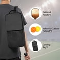 thumbnail image 2 of Pickleball Paddles Set Of 1, Fiberglass Surface, West & Cowboy Print, 1 Paddle, 2 Balls & Bag, 2 of 5