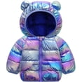 thumbnail image 1 of Abrigos de invierno para niños, bebés, niños, niñas, chaqueta ligera acolchada, capuchas de oso, ropa de abrigo infantil Xemadio CJWUS-5997, 1 of 3