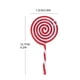 thumbnail image 5 of Fiudx Colgante de Piruleta Navideña con Diseño de Caramelo Rojo y Blanco, Ideal para Decorar El Árbol y La Corona de Navidad, Ideal para Fiestas y Uso Doméstico, Ideal Como Regalo, Tamaño 15,7 X 7,2, 5 of 5