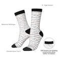 thumbnail image 4 of KLL Cute Goose Print Cool Socks Men's Women's Crew Socks Funny Crazy Novelty Stockings, 4 of 6