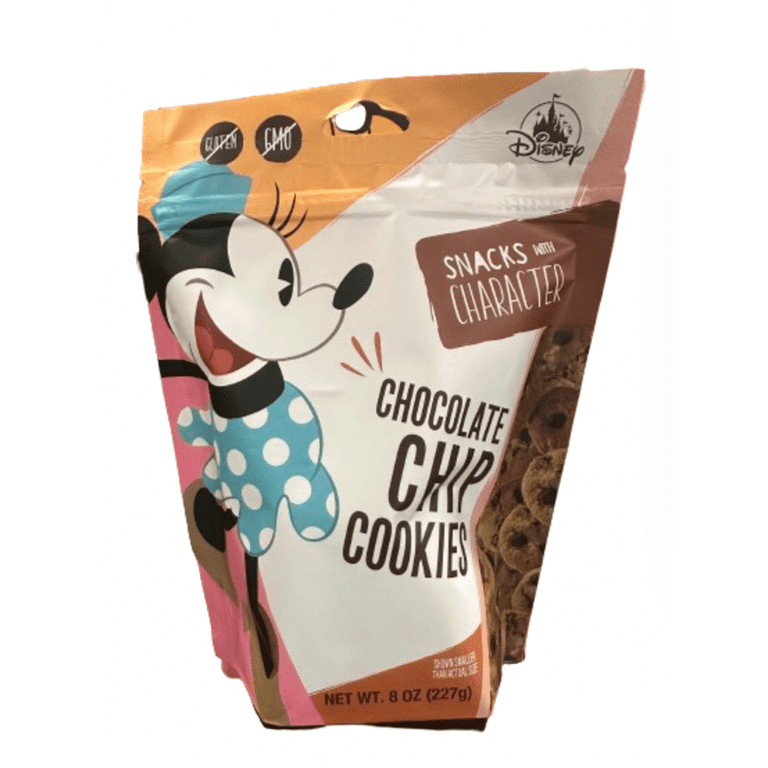 Disney Parks Snack with Character Minnie Chocolate Chip Cookies