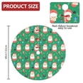 thumbnail image 2 of 48 Inch Christmas Tree Skirt – Velvet Plush Tree Mat, Soft Thickened Polyester with Red Ties, Single-Sided Printing, Available in 30in/36in/48in, Perfect for Holiday Xmas Tree Decoration, 2 of 7