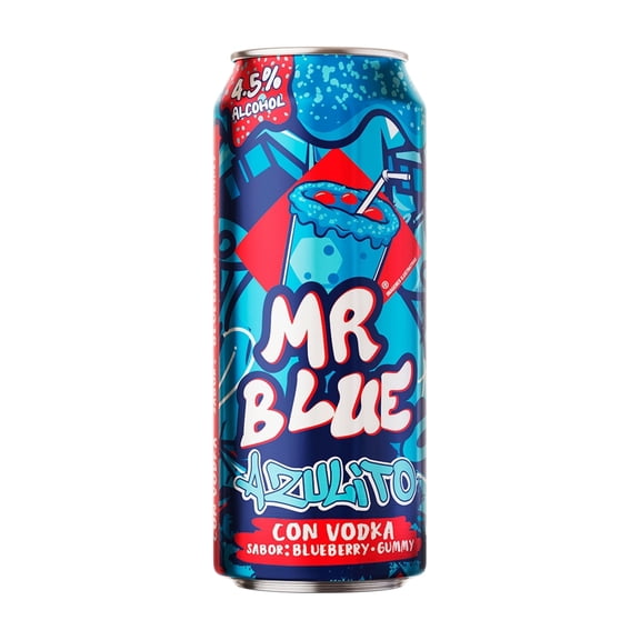 Bebida Alcohólica preparada Mr. Blue Azulito 473 ml