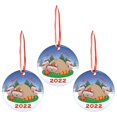 thumbnail image 1 of Regalo de Navidad para ella Regalo para Navidad Colgante Decoración de árbol de Navidad 3 piezas, 1 of 4