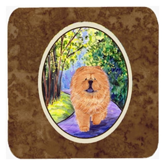 Chow Chow Foam Coasters - Set 4